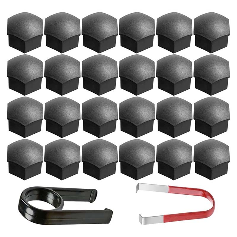 17/19/21mm värikäs pyöränmutterin suojus